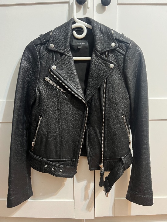 Aritzia Jackets & Blazers - Mackage for Aritzia Rumer Leather Jacket  XXS